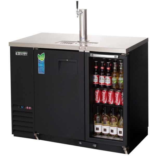 EVEREST Beer Dispenser Cabinet, keg coolers, kegerators, commercial keg fridge, Beer fridge, keg fridge, E124BDBBG