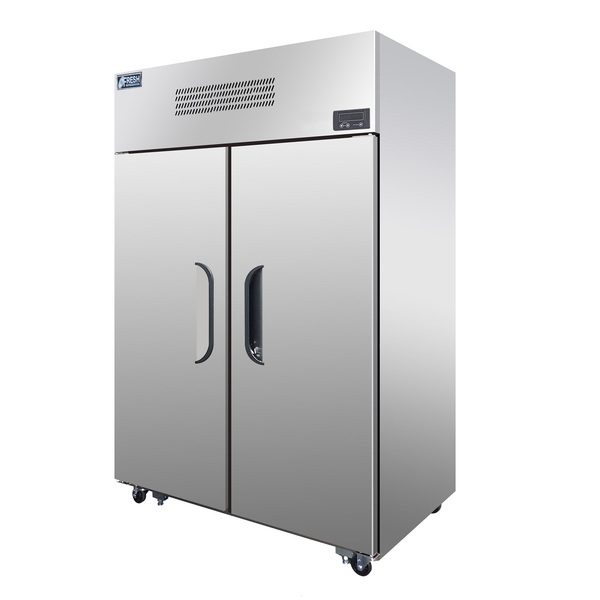 Commercial freezers, Commercial freezers Australia, FRESH Narrow Top Mount Reach-In Upright Freezer 2 Doors