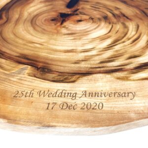 camphor tree board personalised engraving