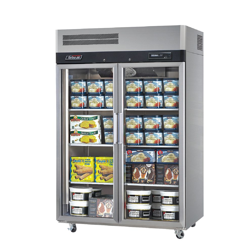 Commercial freezers, Commercial freezers Australia, Turbo air Two Glass Door Upright Freezer | KF45-2G(HC)