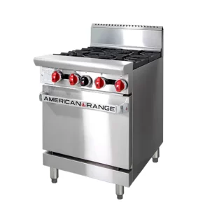 American Range 4 Burners & 24" Oven Range AAR.4B
