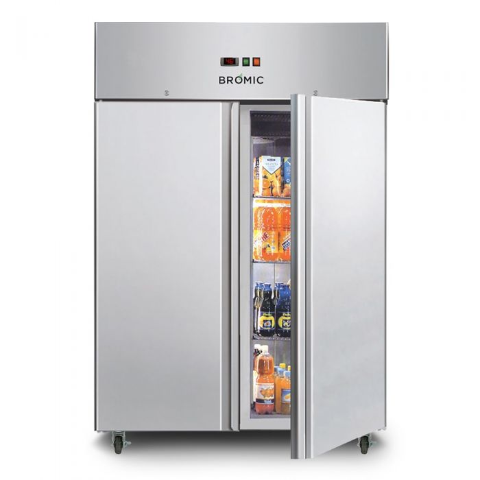 bromic UC1300SD-NR | 2 Door Upright Storage Fridge Gastronorm