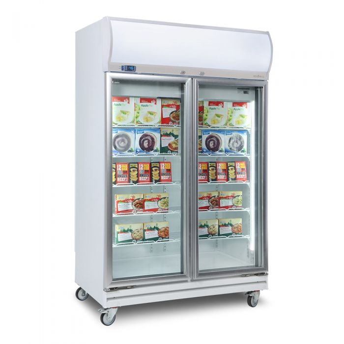 Commercial freezers, Commercial freezers Australia, BROMIC Upright Display Freezer Flat Glass Door 976L LED UF1000LF