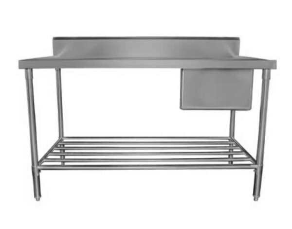 Mixrite Stainless Steel Single Sink Bench
