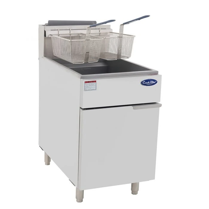 Cookrite Commercial Gas Deep Fryer for sale, commercial gas deep fryer for sale in sydney, 2 basket deep fryer for sale, cookrite cooking equipment, commercial fryer for sale, ATFS-75-LPG, ATFS-75-NG