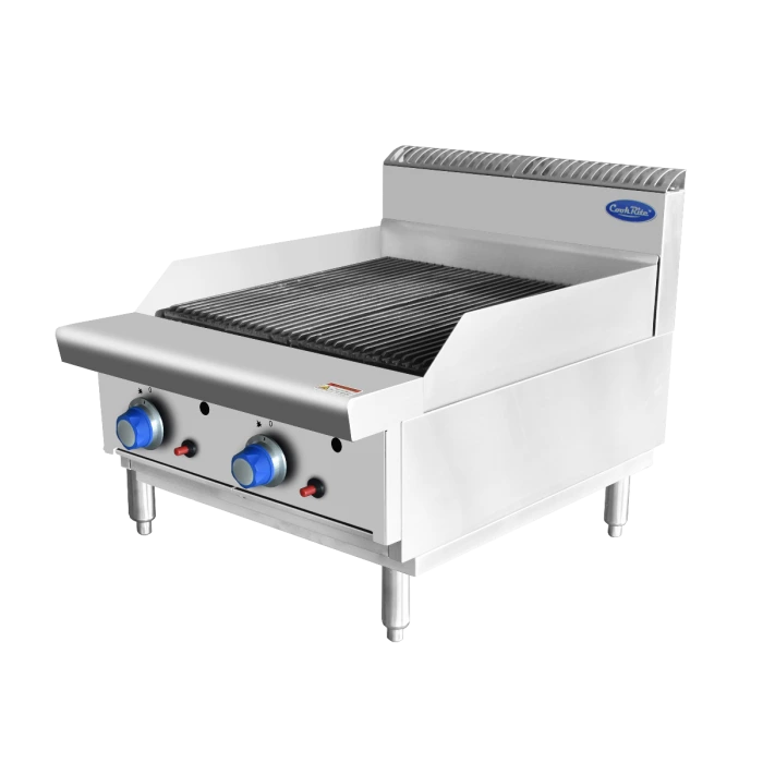 Cookrite Char Grill AT80G6C-C-NG, AT80G6C-C-LPG Countertop BBQ Grill 300mm, commercial cooking equipment for sale sydney, commercial char grill for sale australia