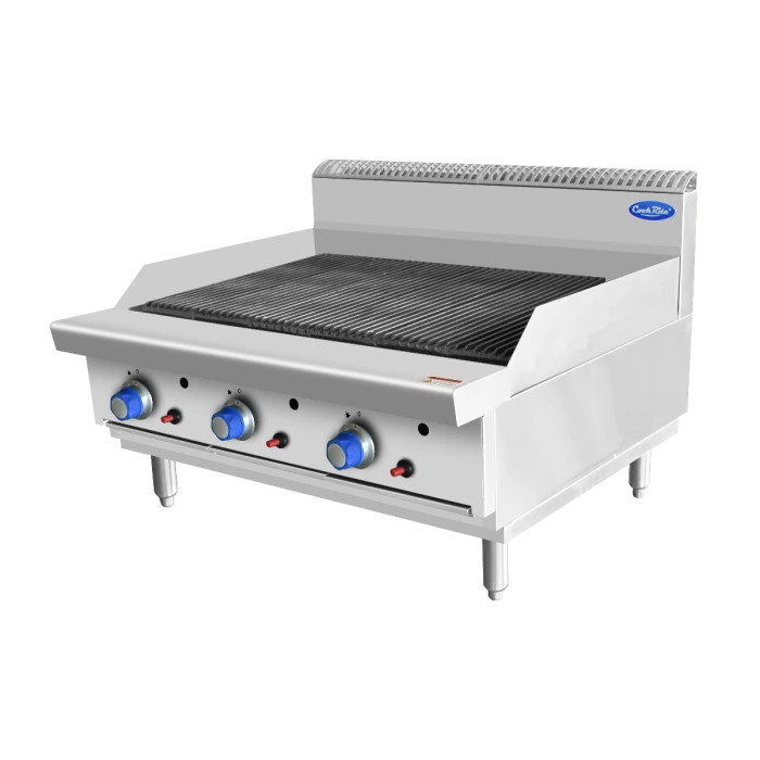 AT80G9C-C-NG, AT80G9C-C-LPG, Cookrite Char Grill AT80G6C-C-NG, AT80G6C-C-LPG Countertop BBQ Grill 300mm, commercial cooking equipment for sale sydney, commercial char grill for sale australia