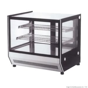 Bonvue Counter top square glass cold food display, GN-1200RT, 1200mm wide countertop cake display fridge, GN-660RT