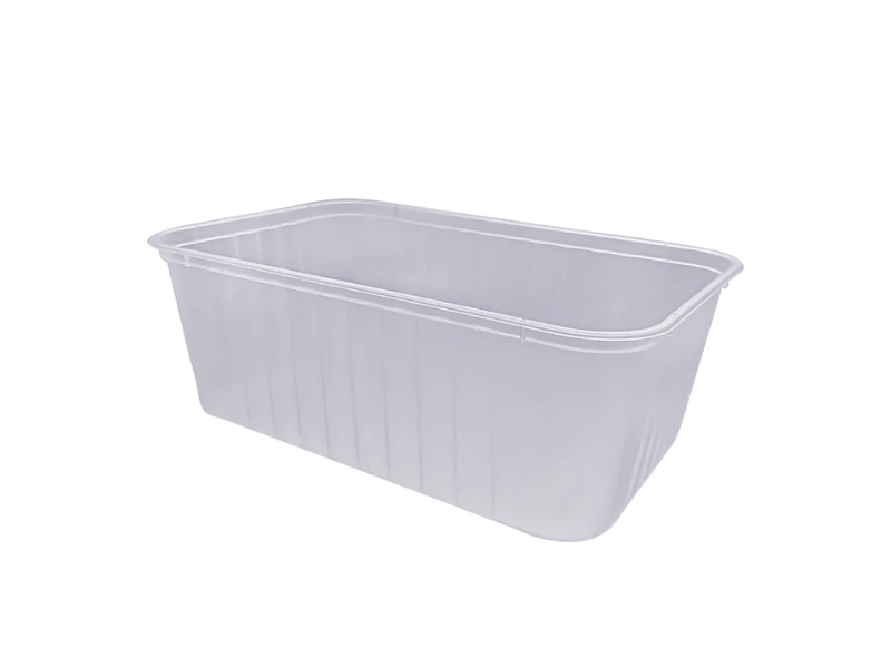 1000ml rectangular food container Freezer Grade Rectangular Ribbed Container, freezer grade takeaway container