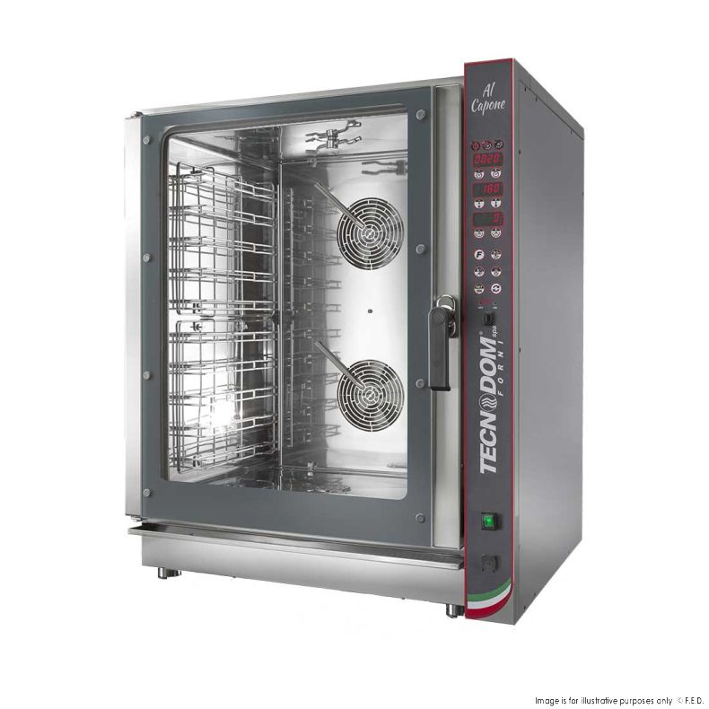 10 Tray combi oven, commercial oven for sale, commercial combi oven for sale, commercial combination oven for sale, TDC-10VH, TECNODOM by FHE 5 Tray Combi Oven