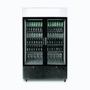 BROMIC Upright Display Fridge 2 Door, GM1100LB-NR