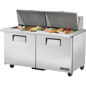 commercial prep fridge for sale, salad prep fridge for sale, prep fridge for sale, TSSU-60-24M-B-ST-HC