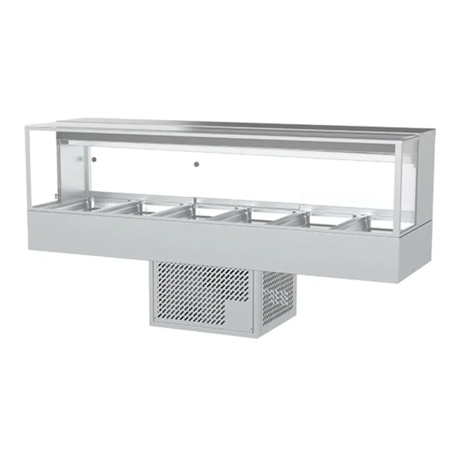 Woodson 6 Module Square Cold Food Display, WR.CFSQ26