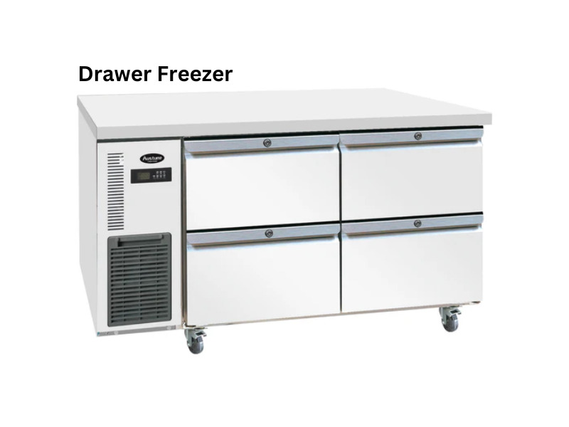 Austune Under Bench 4 Drawer Freezer, CUF150-2D-4