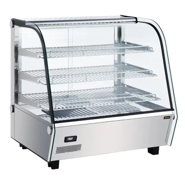 Apuro Heated Food Display Cabinet 120Ltr, CD231-A