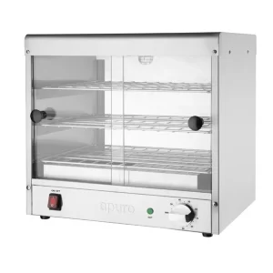 Apuro Pie Warmer / Hot Food Display 30 Pie Capacity, CJ558-A